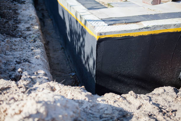 Residential Exterior Waterproofing installation at a Moody, AL home by SJ Waterproofing Pros
